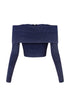 Bethany Folded Cape Zipper Sweater